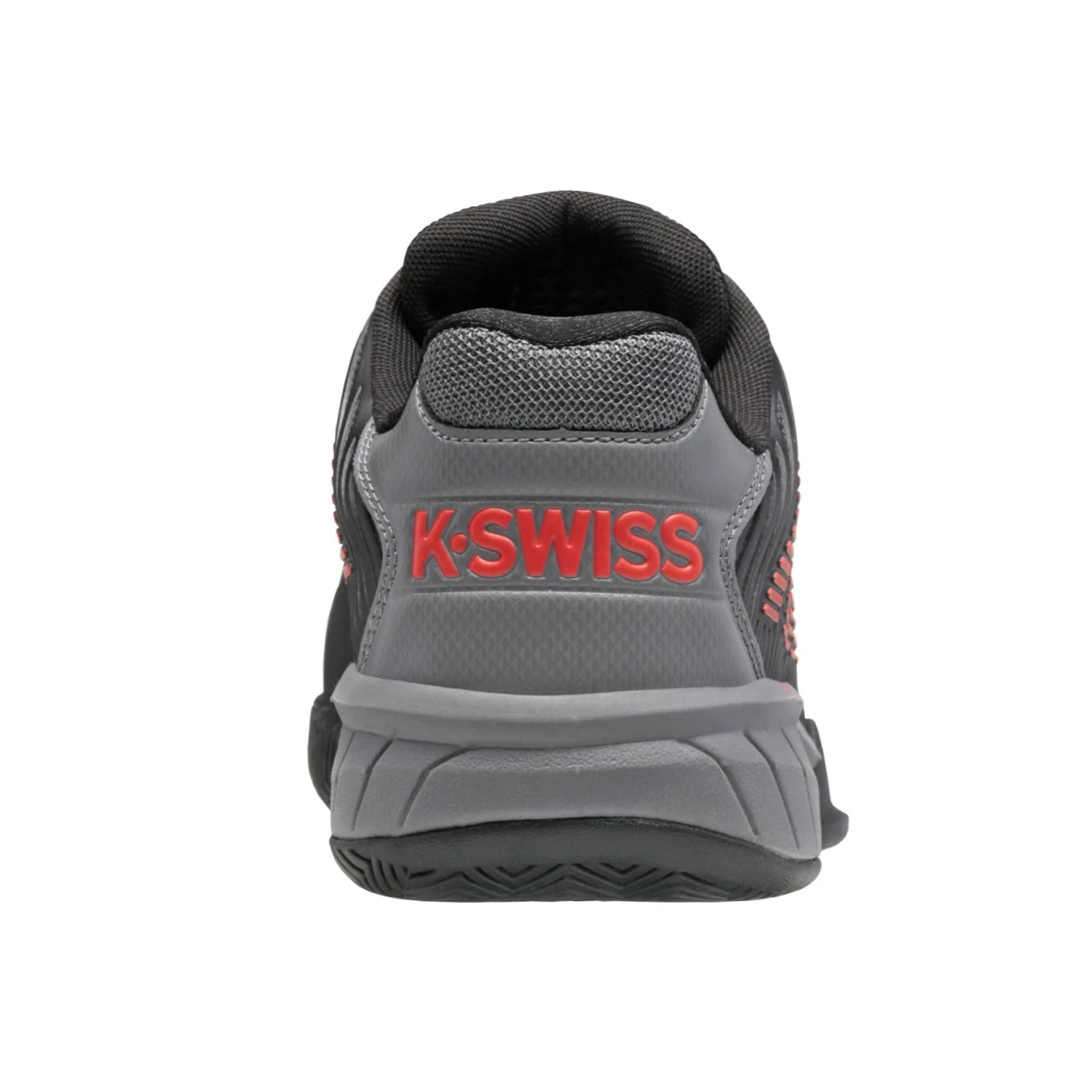 K-Swiss Hypercourt Express 2 Men's Tennis Shoe (Black/Grey/Orange) - Image 5
