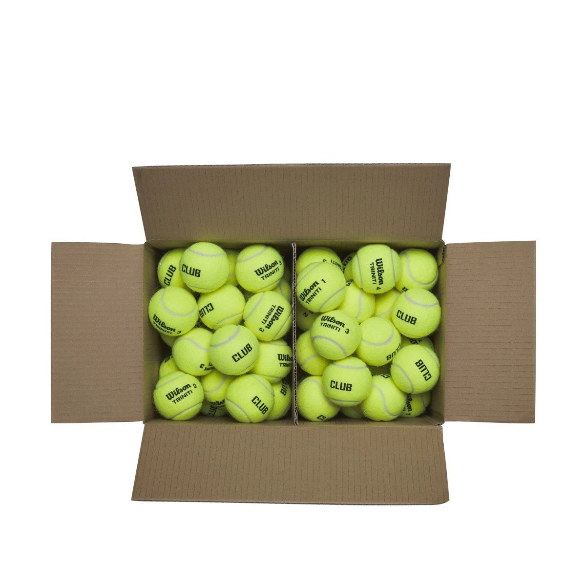 Wilson Triniti Tennis Balls - Eco-Friendly 72 Ball Club Case - Image 3