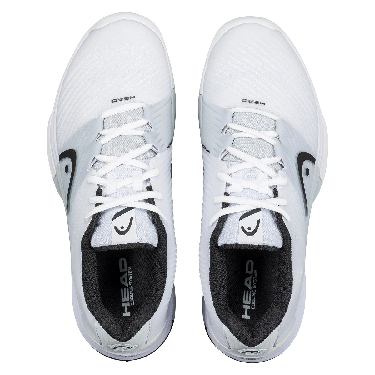 Head Revolt Pro 4.0 Men's Tennis Shoe (White/Black) - Image 2