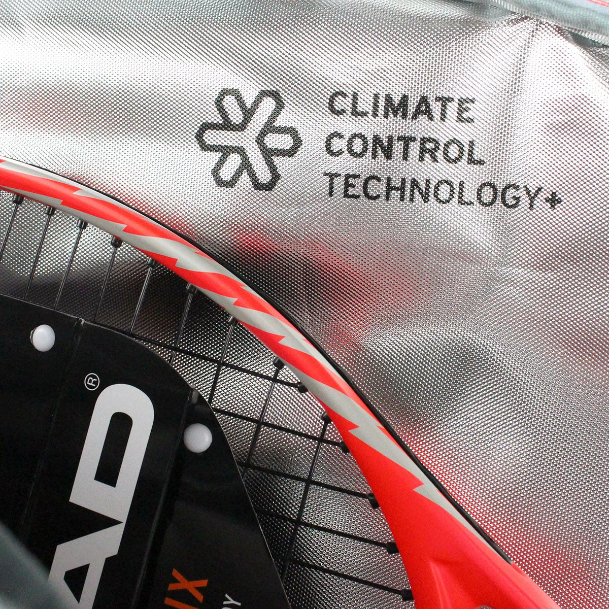 Head Radical Combi 6 Pack Racquet Bag (Grey/Orange) - Image 5