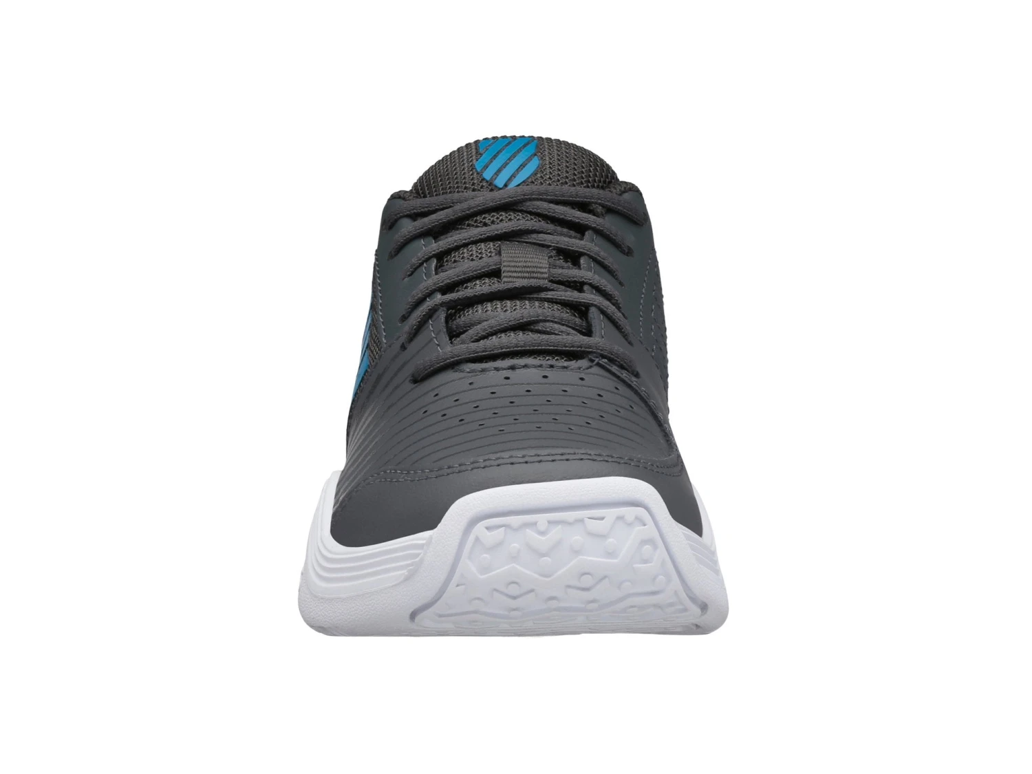 K-Swiss Court Express OMNI Junior Tennis Shoe (Black/Blue) - Image 6