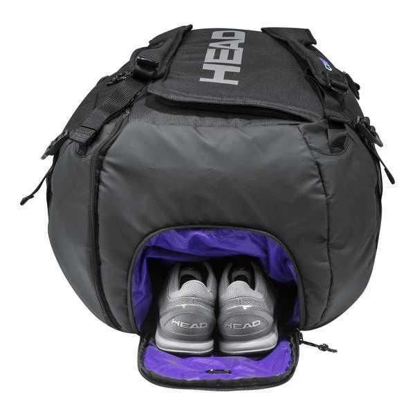 Head Gravity Duffle 12 Pack Racquet Bag (Black/Purple) - Image 5