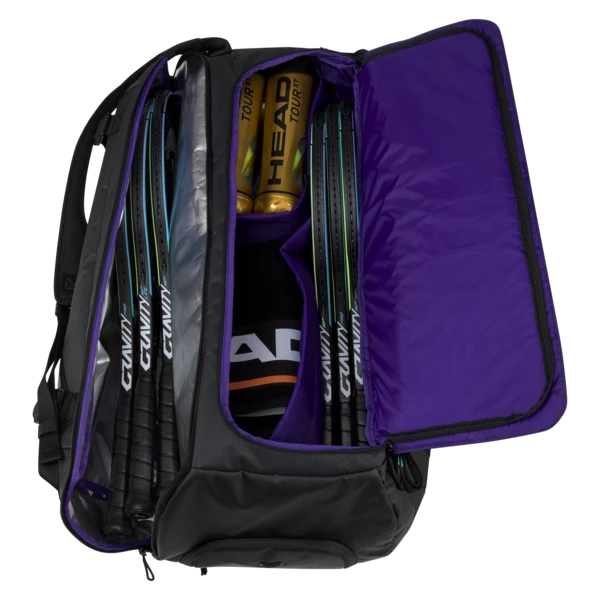 Head R-PET Gravity Duffel 12 Pack Racquet Bag (Black) - Image 3
