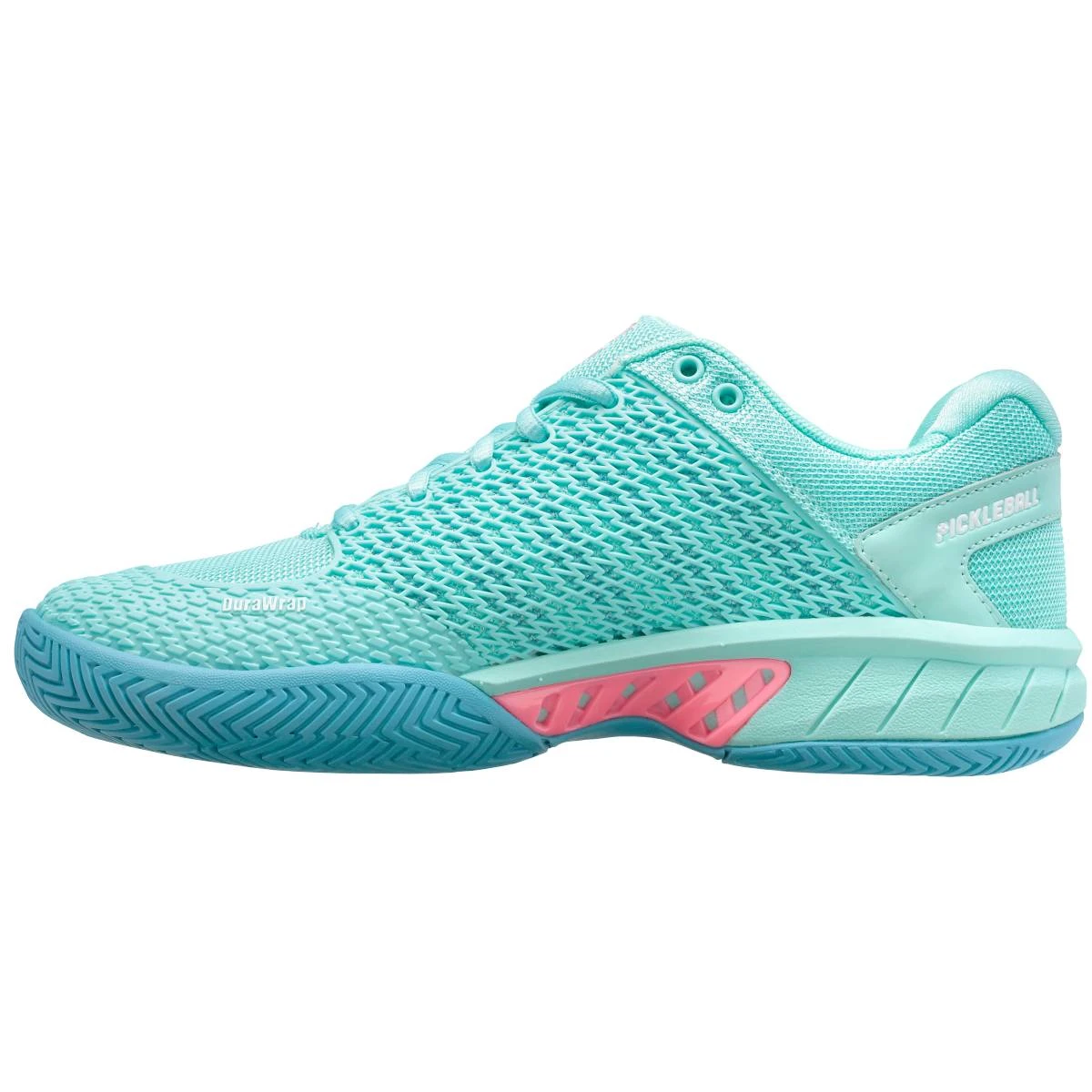K-Swiss Express Light Women's Pickleball Shoe (Mint/Pink) - Image 2