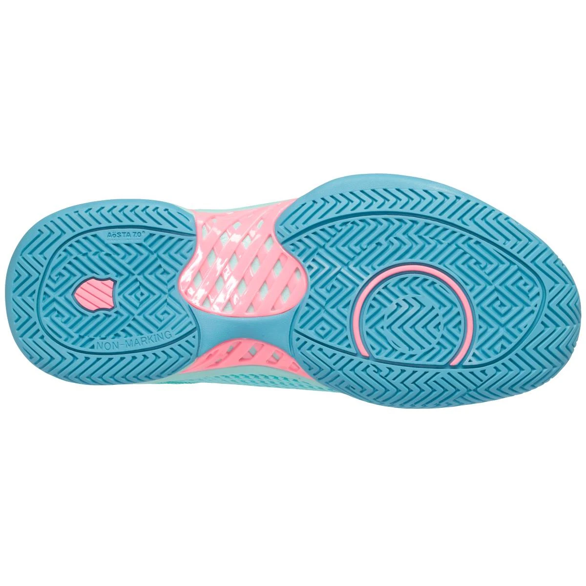 K-Swiss Express Light Women's Pickleball Shoe (Mint/Pink) - Image 3