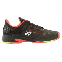 Yonex Power Cushion Sonicage 2 Men's Tennis Shoe (Black/Yellow)