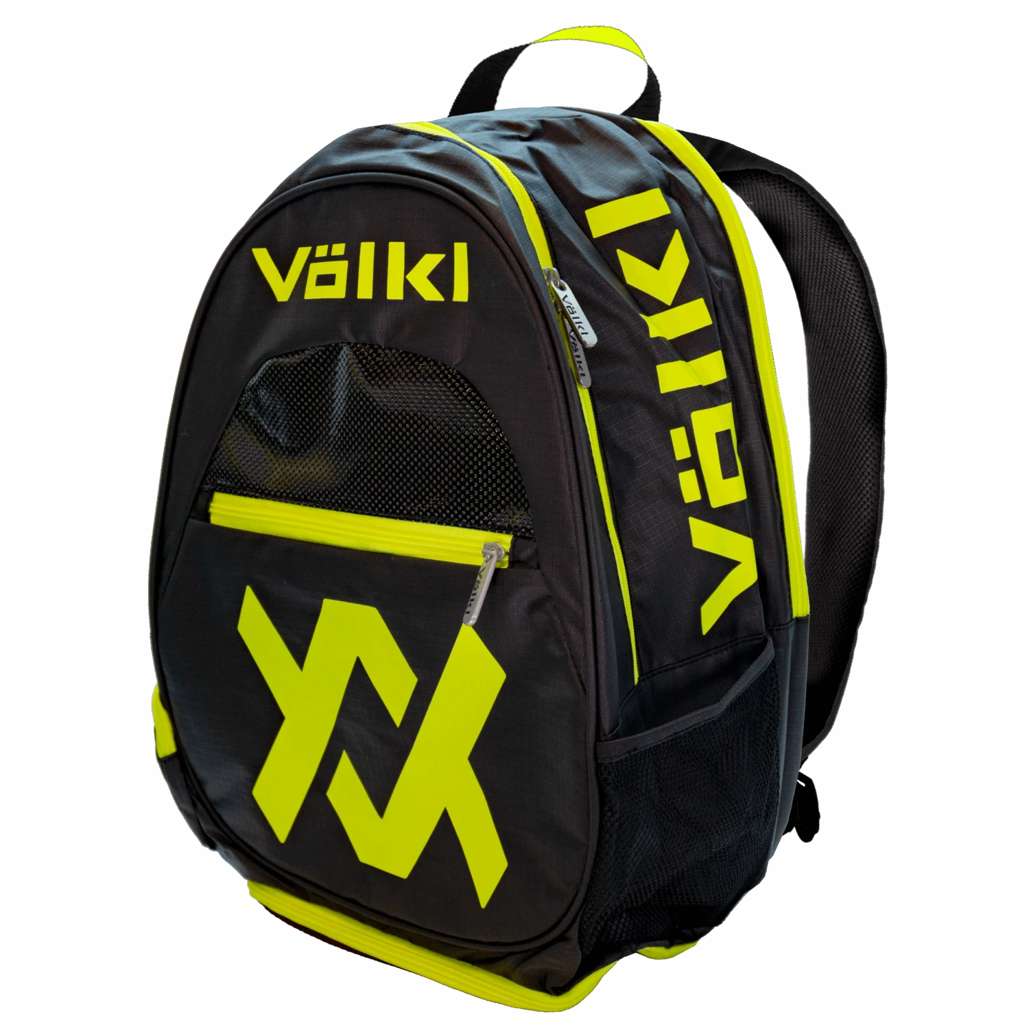 Volkl Tour Backpack Racquet Bag (Black/Neon Yellow)