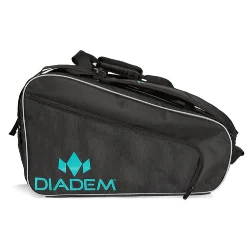 Diadem Icon Pickleball Paddle Bag (Black/Teal) - Image 2