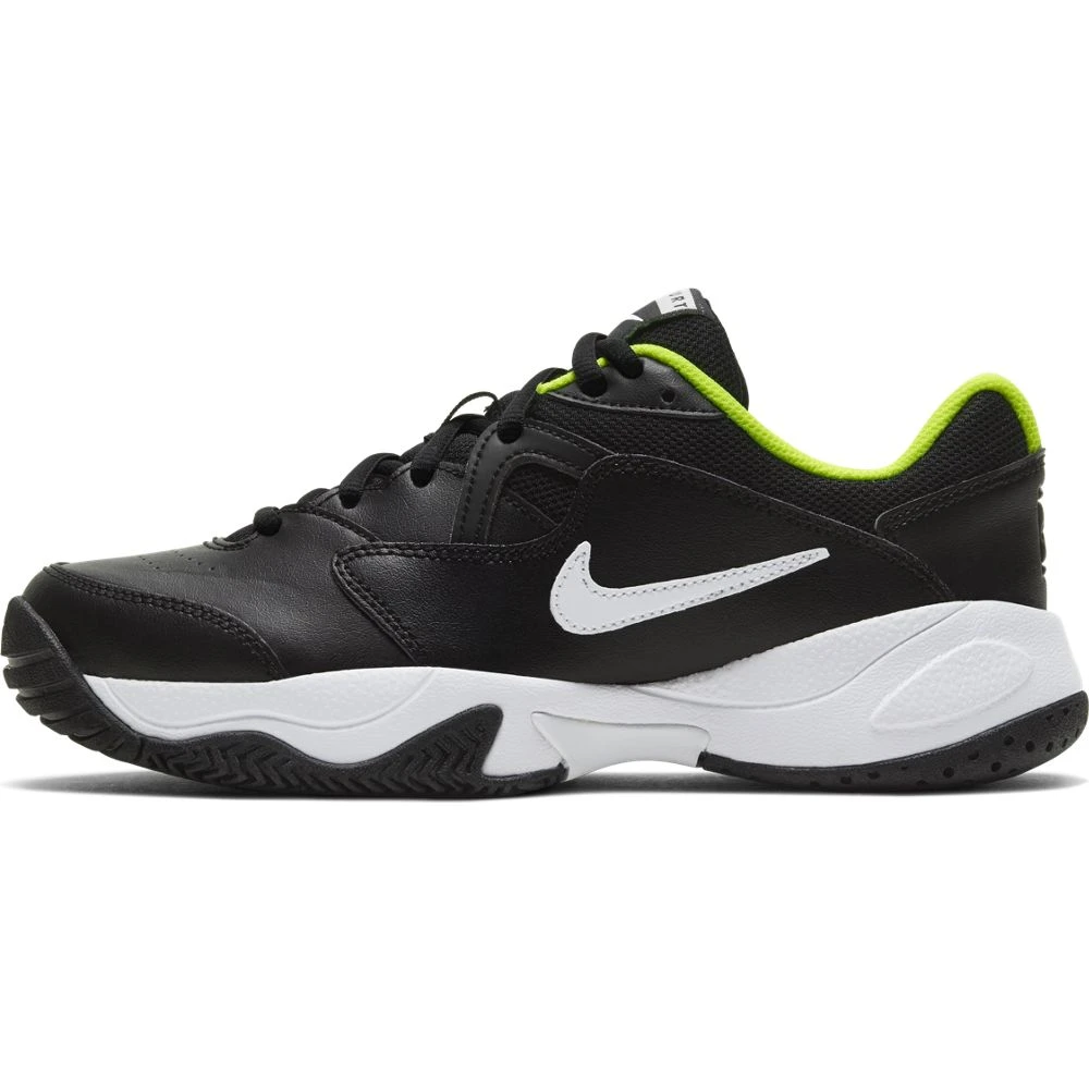 Nike Court Lite 2 Junior Tennis Shoe (Black/White) - Image 5
