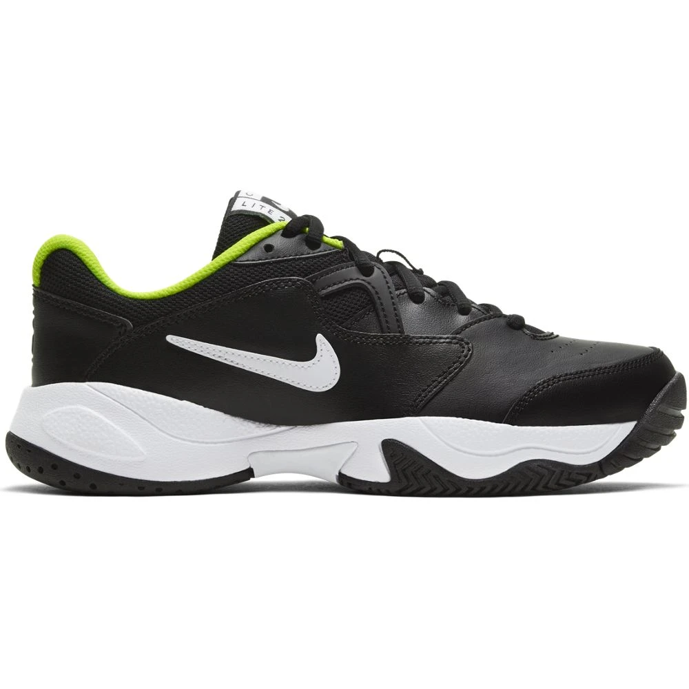 Nike Court Lite 2 Junior Tennis Shoe (Black/White)