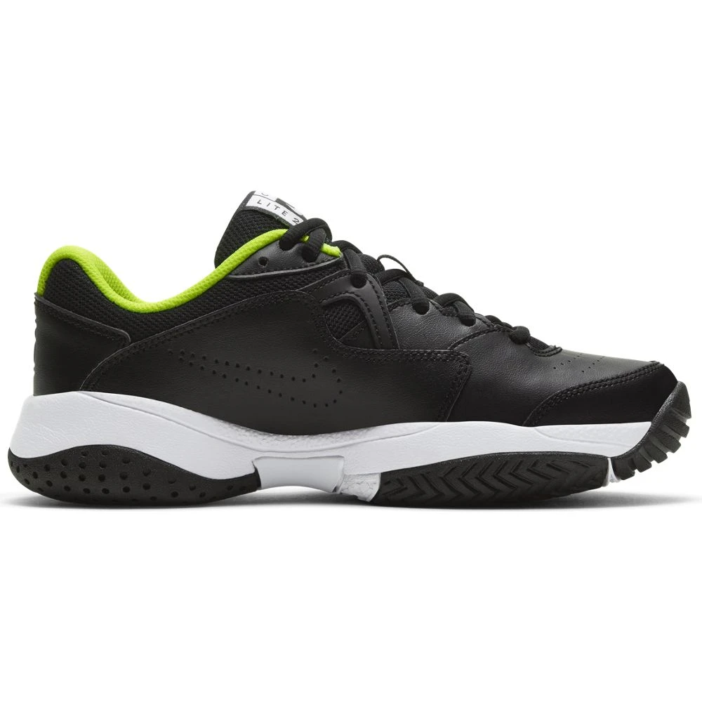 Nike Court Lite 2 Junior Tennis Shoe (Black/White) - Image 7