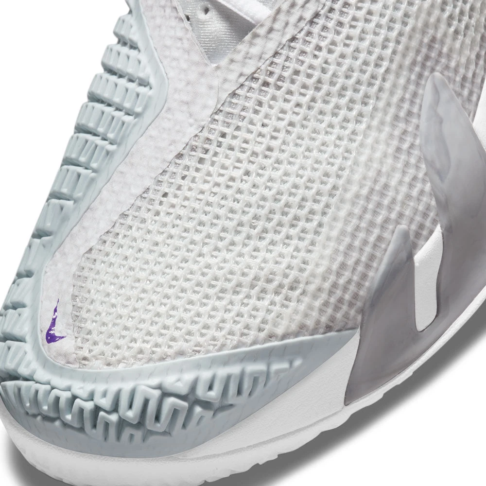 Nike React Vapor NXT Women's Tennis Shoe (Light Grey/Purple/Fuchsia) - Image 8