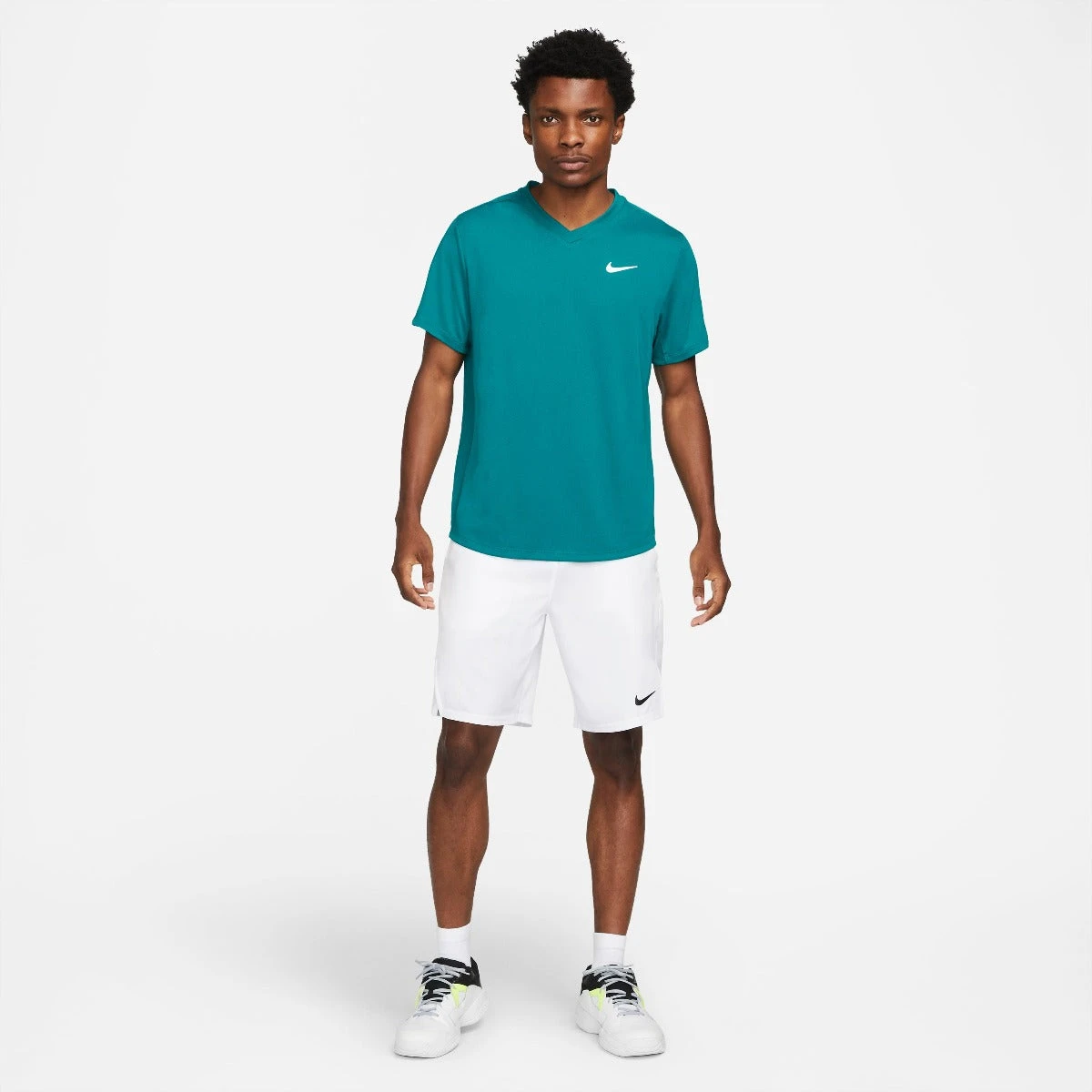 Nike Men's Dri-FIT Victory Top (Bright Spruce/White) - Image 4