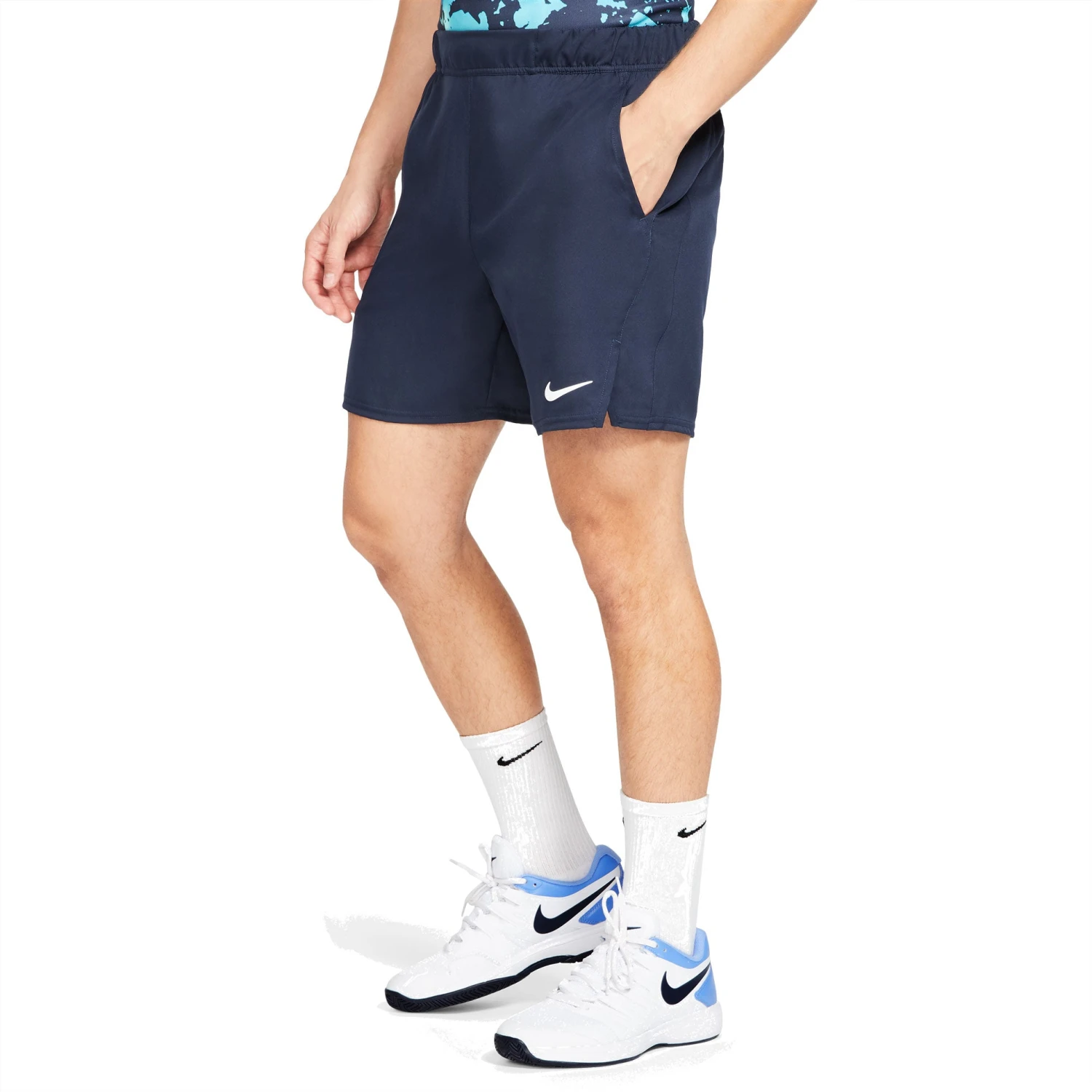 Nike Men's Dri-FIT Victory 7-Inch Shorts (Obsidian/White) - Image 3