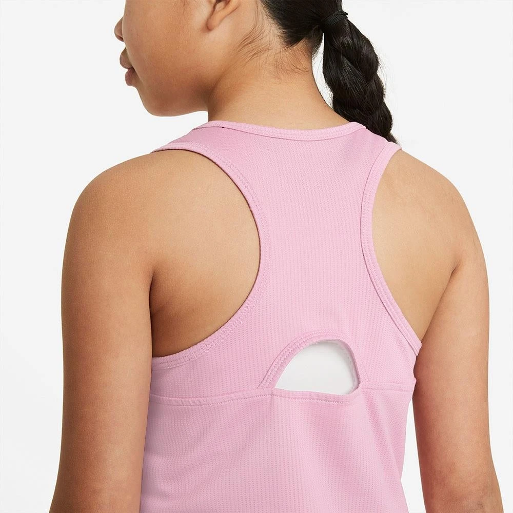 Nike Girls' Dri-FIT Victory Tank (Regal Pink/Black) - Image 2