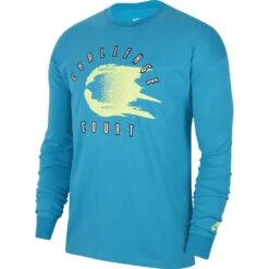 Nike Men's Court Long Sleeve Top (Blue)