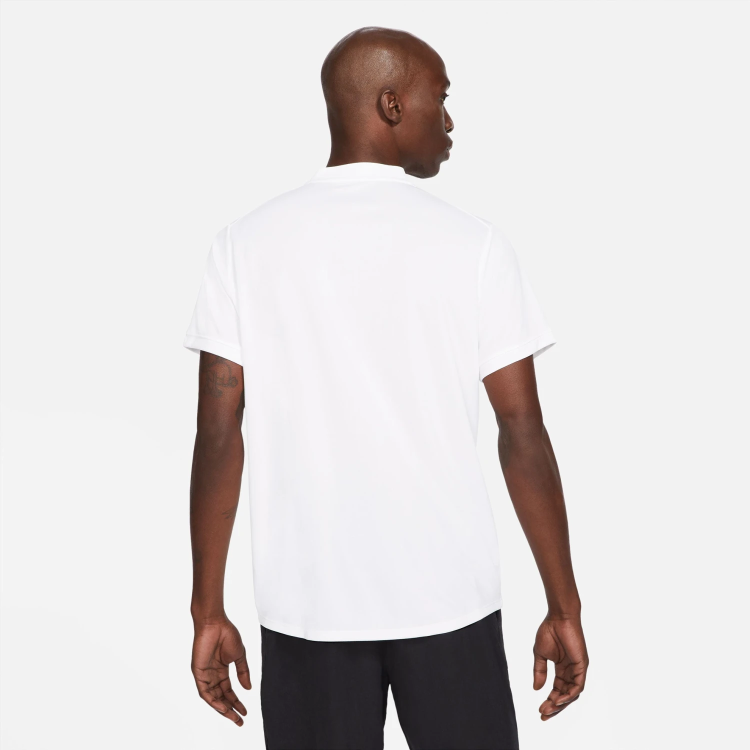 Nike Men's Dri-FIT Blade Polo (White/Black) - Image 2