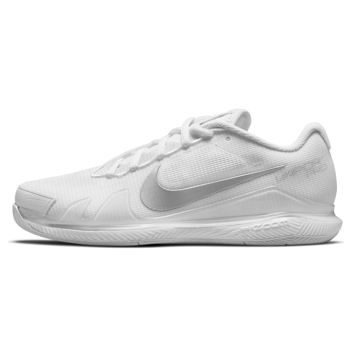 Nike Air Zoom Vapor Pro Women's Tennis Shoe (White/Metallic Silver) - Image 10