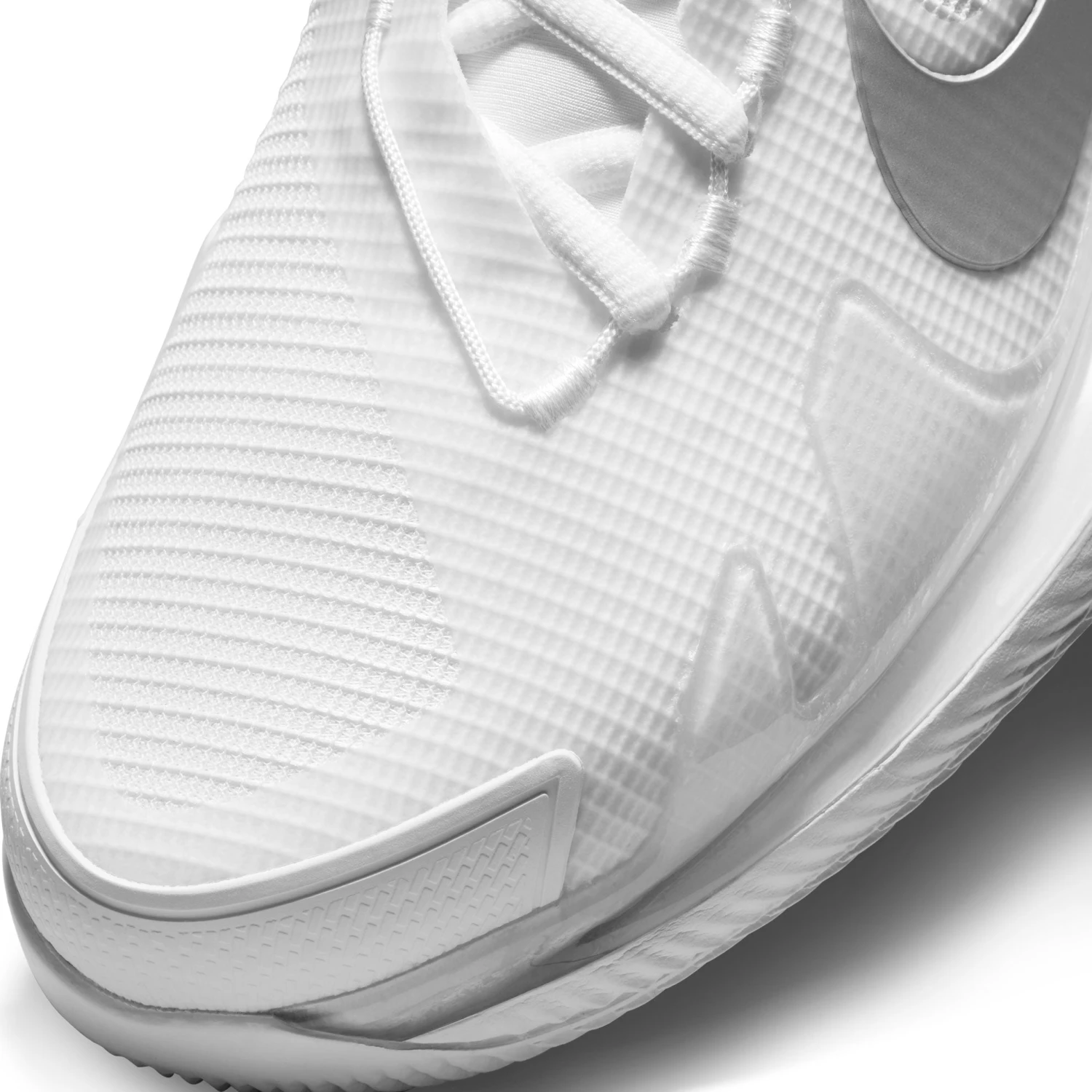 Nike Air Zoom Vapor Pro Women's Tennis Shoe (White/Metallic Silver) - Image 8
