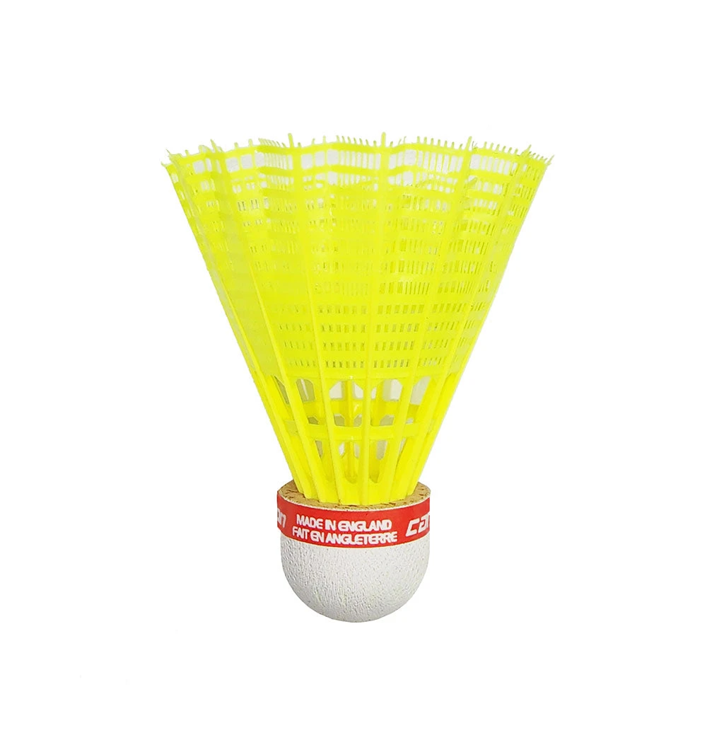Carlton F2 Nylon Badminton Shuttlecocks (Yellow) (Red Cap) - Image 3