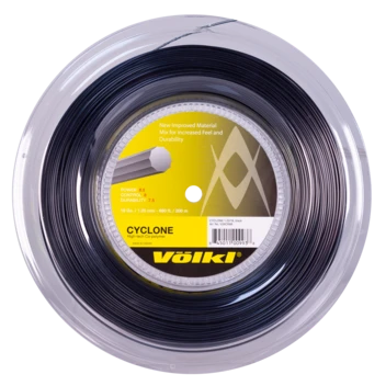 Volkl Cyclone 19/1.10 Tennis String Reel (Black)