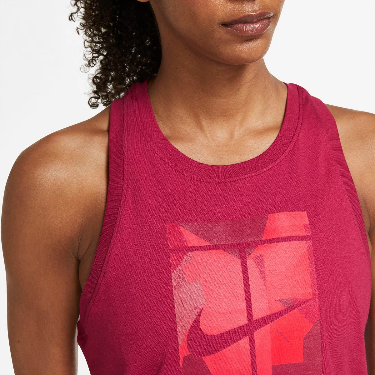 Nike Women's Spring Court Tennis Tank (Pomegranate) - Image 3