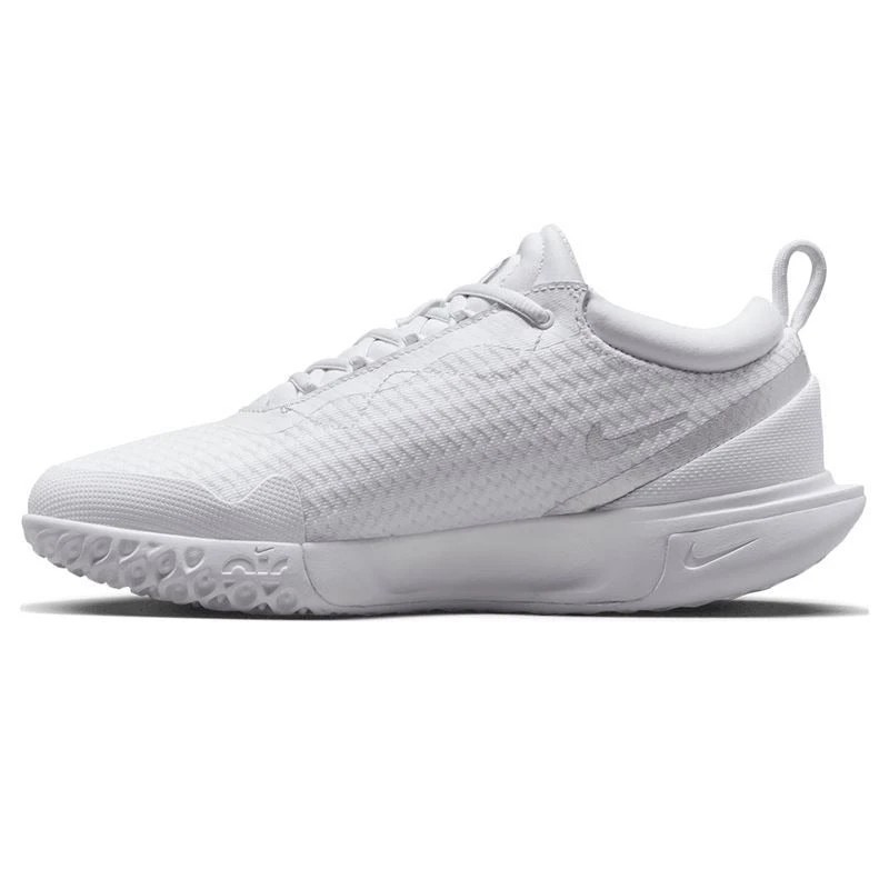 Nike Court Zoom Pro Women's Tennis Shoe (White/Silver) - Image 8