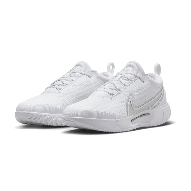 Nike Court Zoom Pro Women's Tennis Shoe (White/Silver) - Image 7