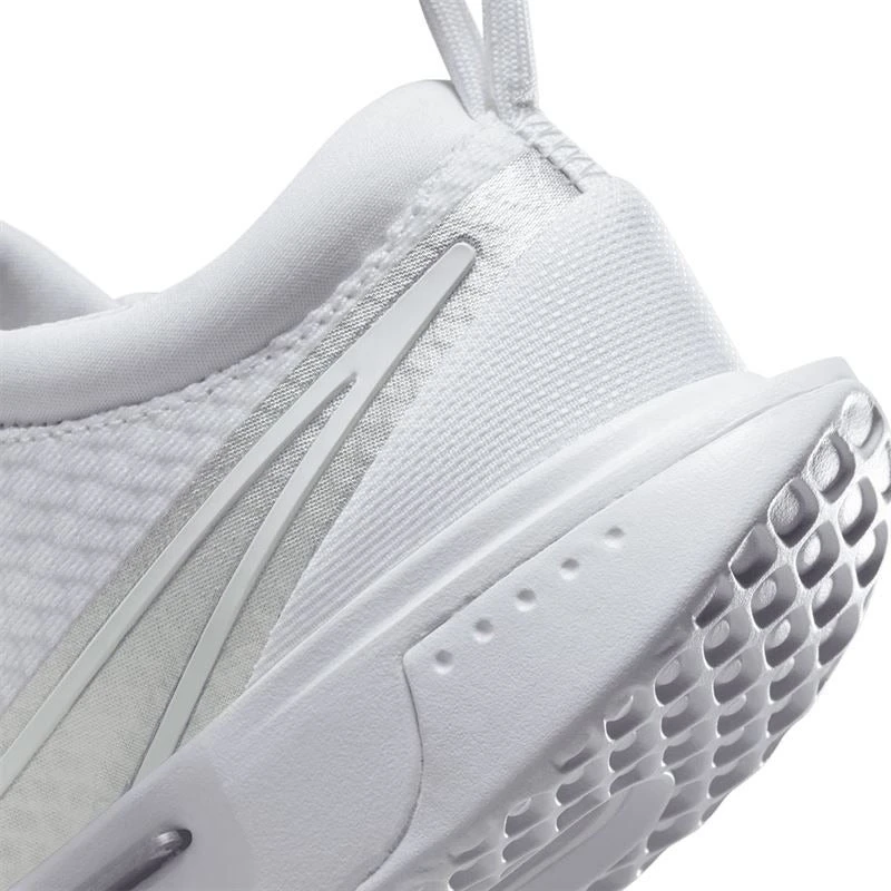 Nike Court Zoom Pro Women's Tennis Shoe (White/Silver) - Image 3