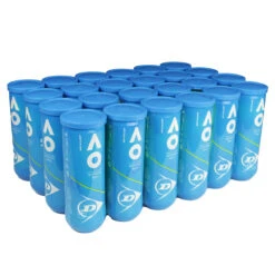 Dunlop Australian Open Extra Duty Tennis Balls - 24 Can Case