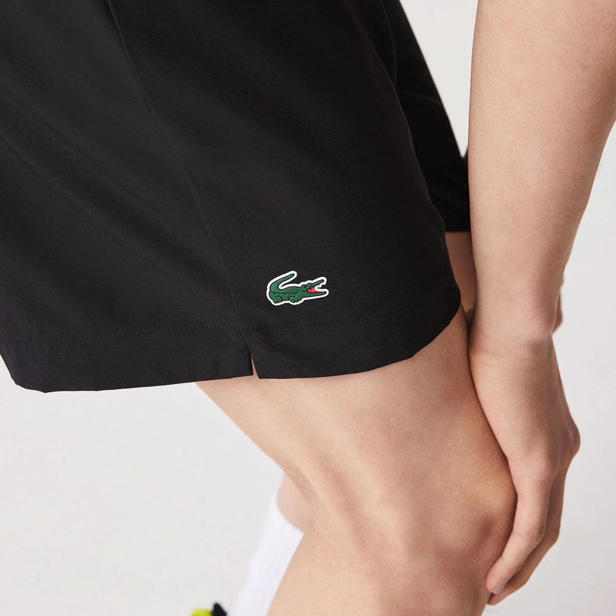 Lacoste Men's Ultra Light 8-inch Shorts (Black/White) - Image 6