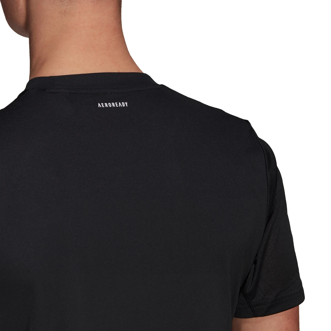 Adidas Men's 3 Stripes Club Top (Black) - Image 4