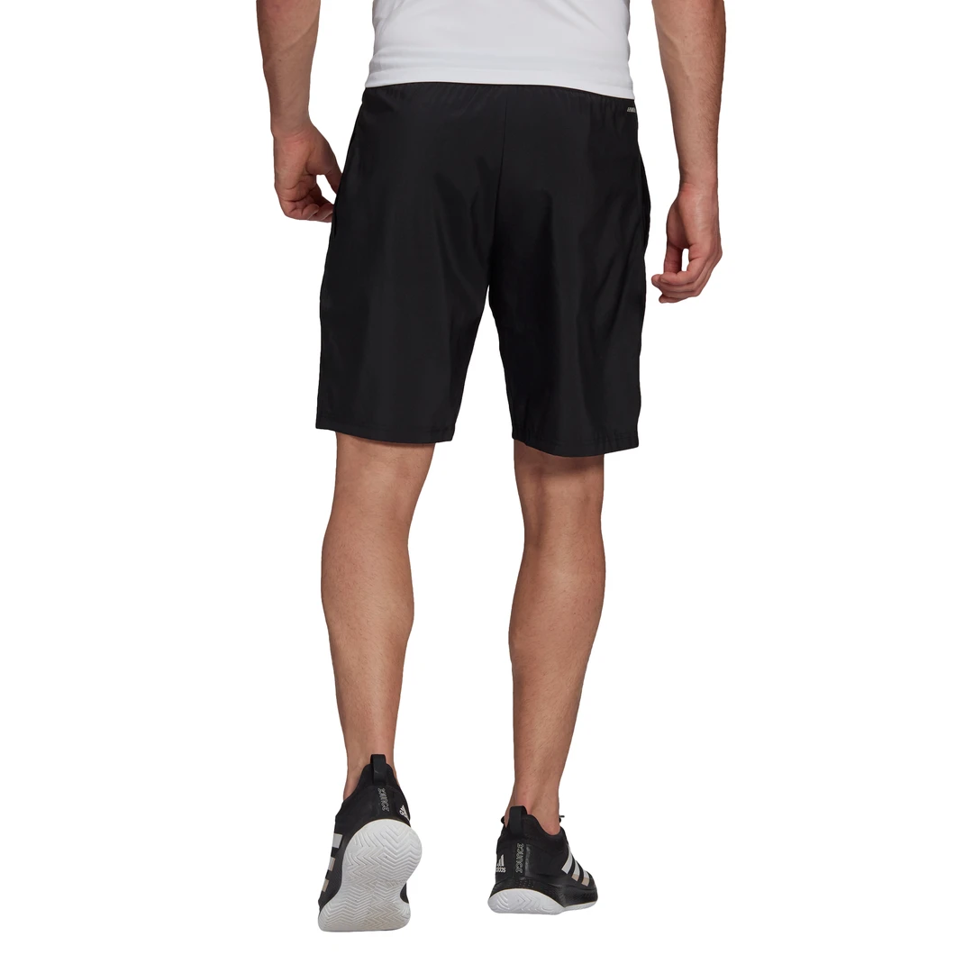 Adidas Men's Club 3 Stripes Shorts (Black/White) - Image 3