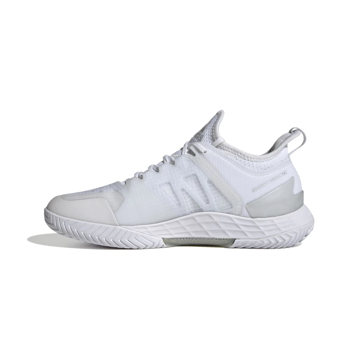 Adidas Adizero Ubersonic 4 Women's Tennis Shoe (White/Silver/Grey) - Image 2