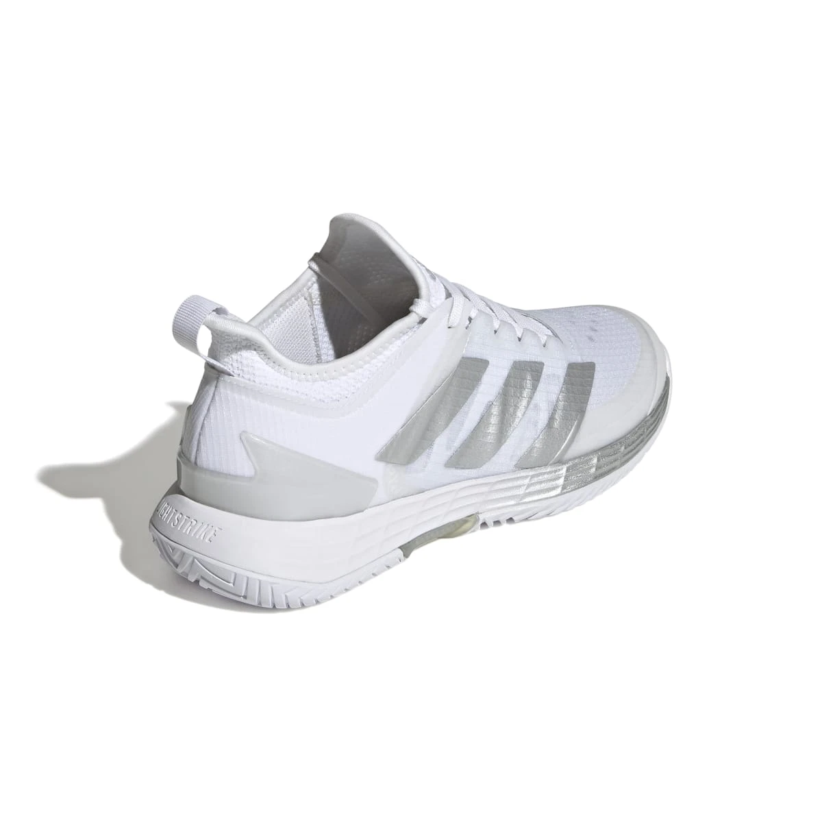 Adidas Adizero Ubersonic 4 Women's Tennis Shoe (White/Silver/Grey) - Image 6