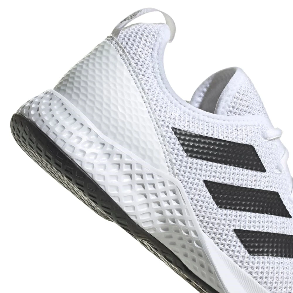 Adidas CourtFlash Men's Tennis Shoe (White/Black) - Image 4