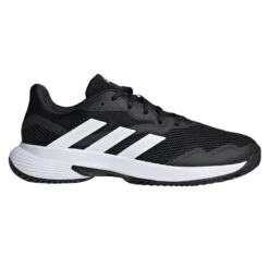 Adidas CourtJam Control Men's Tennis Shoe (Core Black/Cloud White)