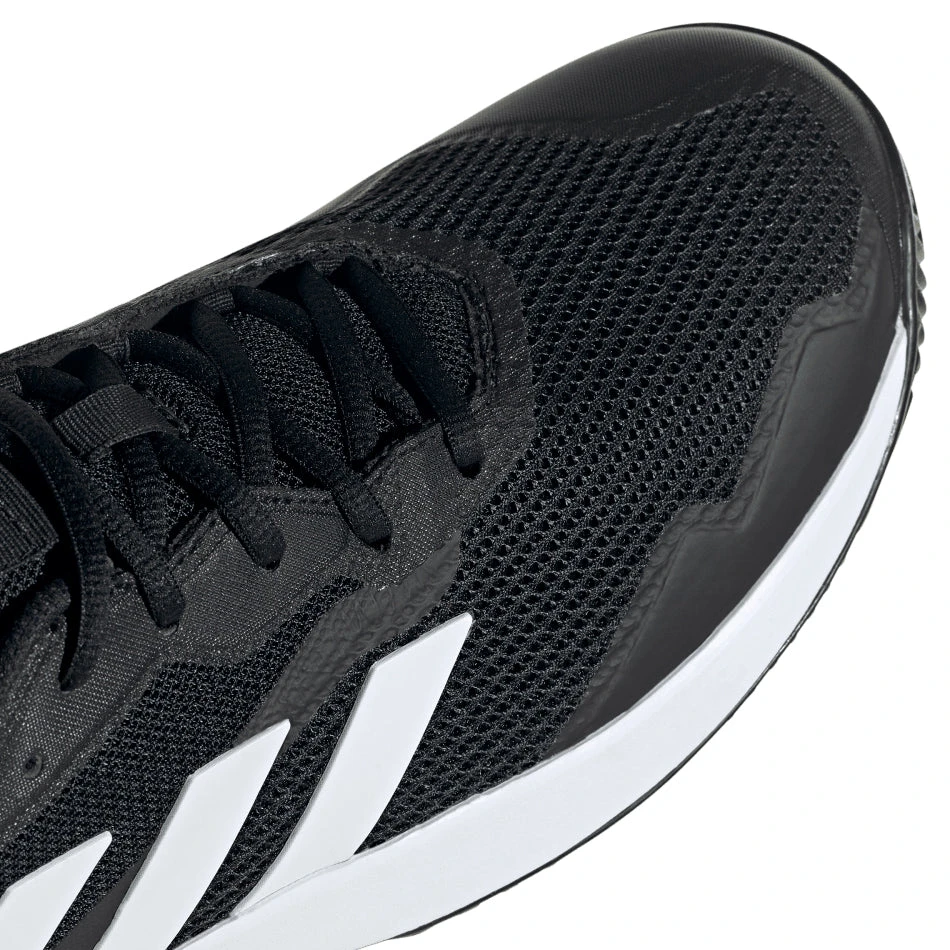 Adidas CourtJam Control Men's Tennis Shoe (Core Black/Cloud White) - Image 3