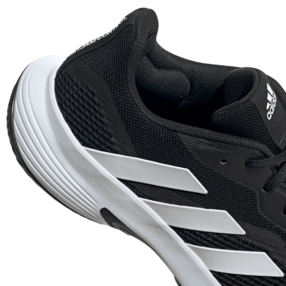 Adidas CourtJam Control Men's Tennis Shoe (Core Black/Cloud White) - Image 4