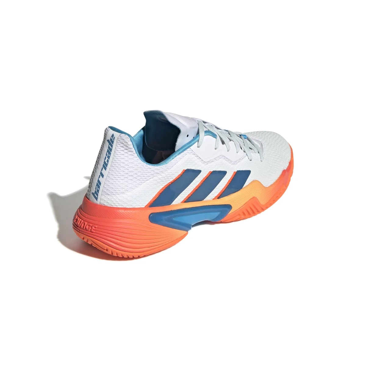 Adidas Barricade Men's Tennis Shoe (Blue/White/Orange) - Image 6