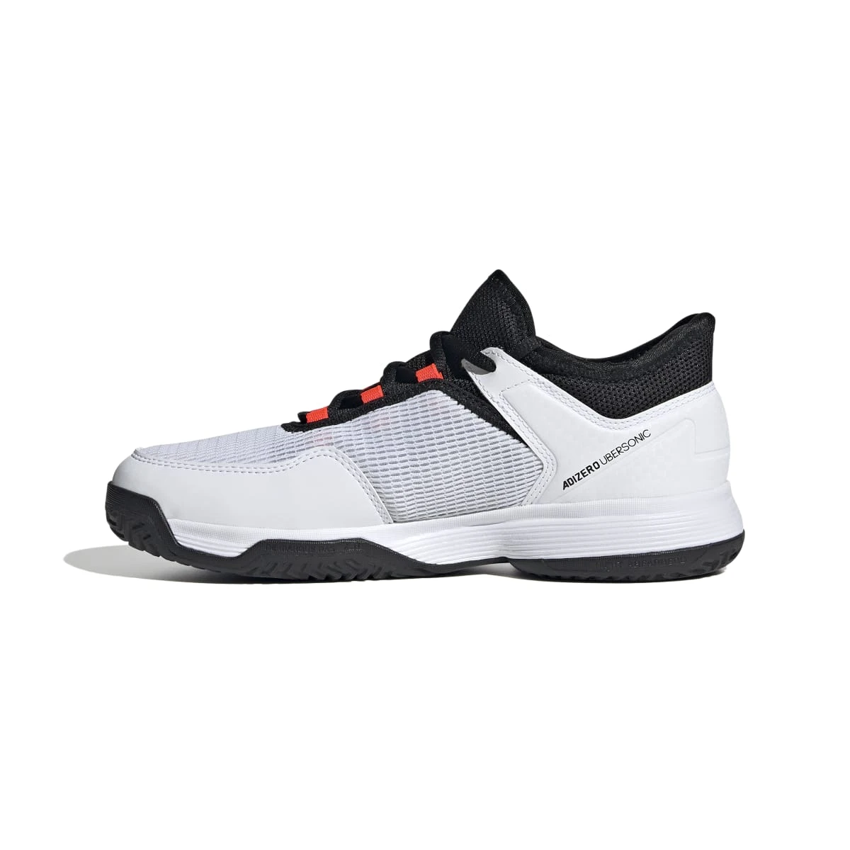 Adidas Ubersonic 4 Junior Tennis Shoe (White/Black/Red) - Image 2