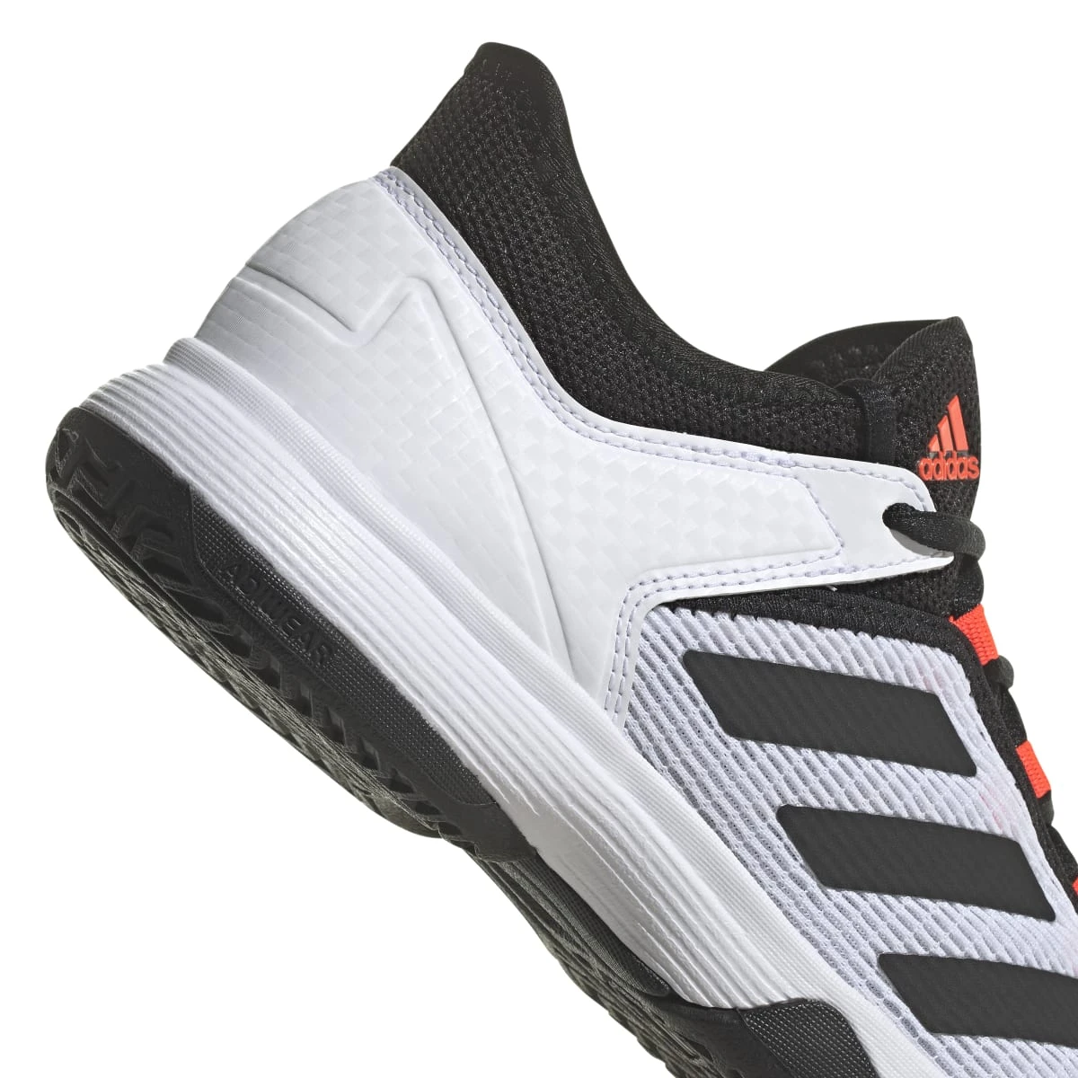 Adidas Ubersonic 4 Junior Tennis Shoe (White/Black/Red) - Image 7