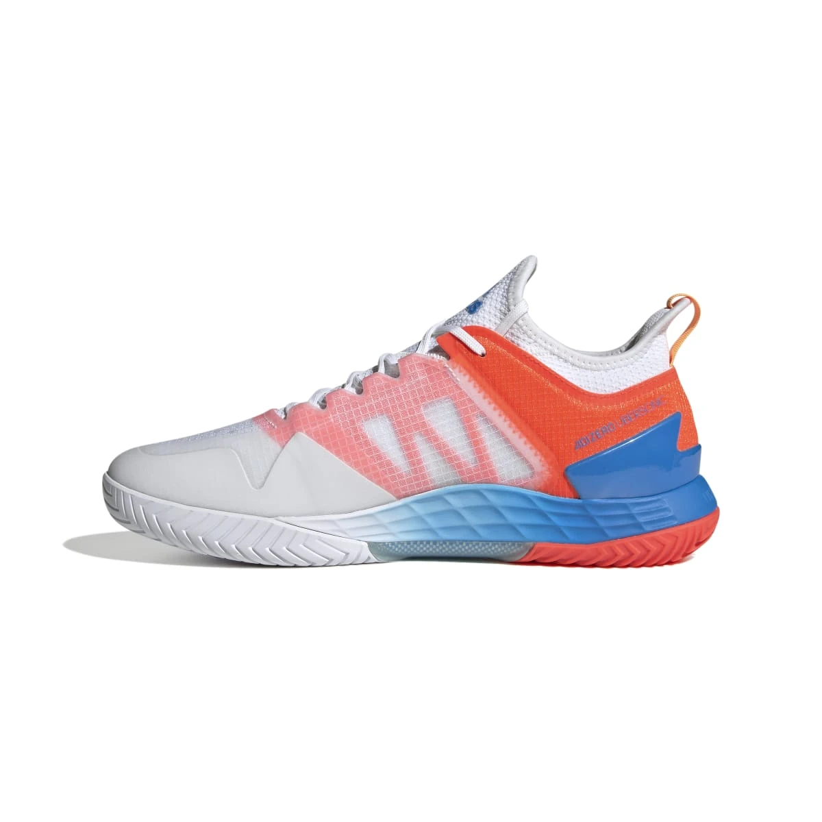 Adidas Adizero Ubersonic 4 Men's Tennis Shoe (White/Blue/Red) - Image 4