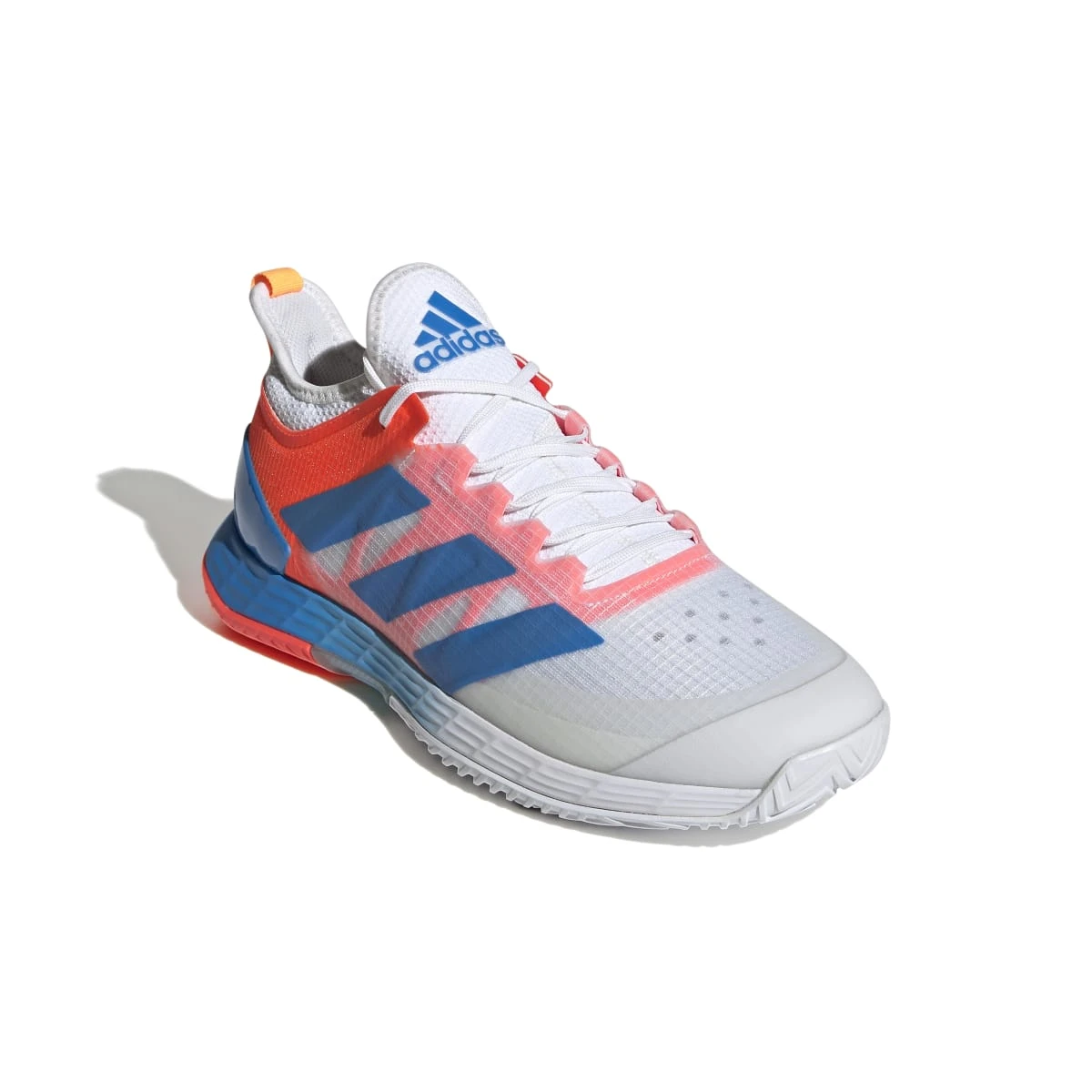 Adidas Adizero Ubersonic 4 Men's Tennis Shoe (White/Blue/Red) - Image 5