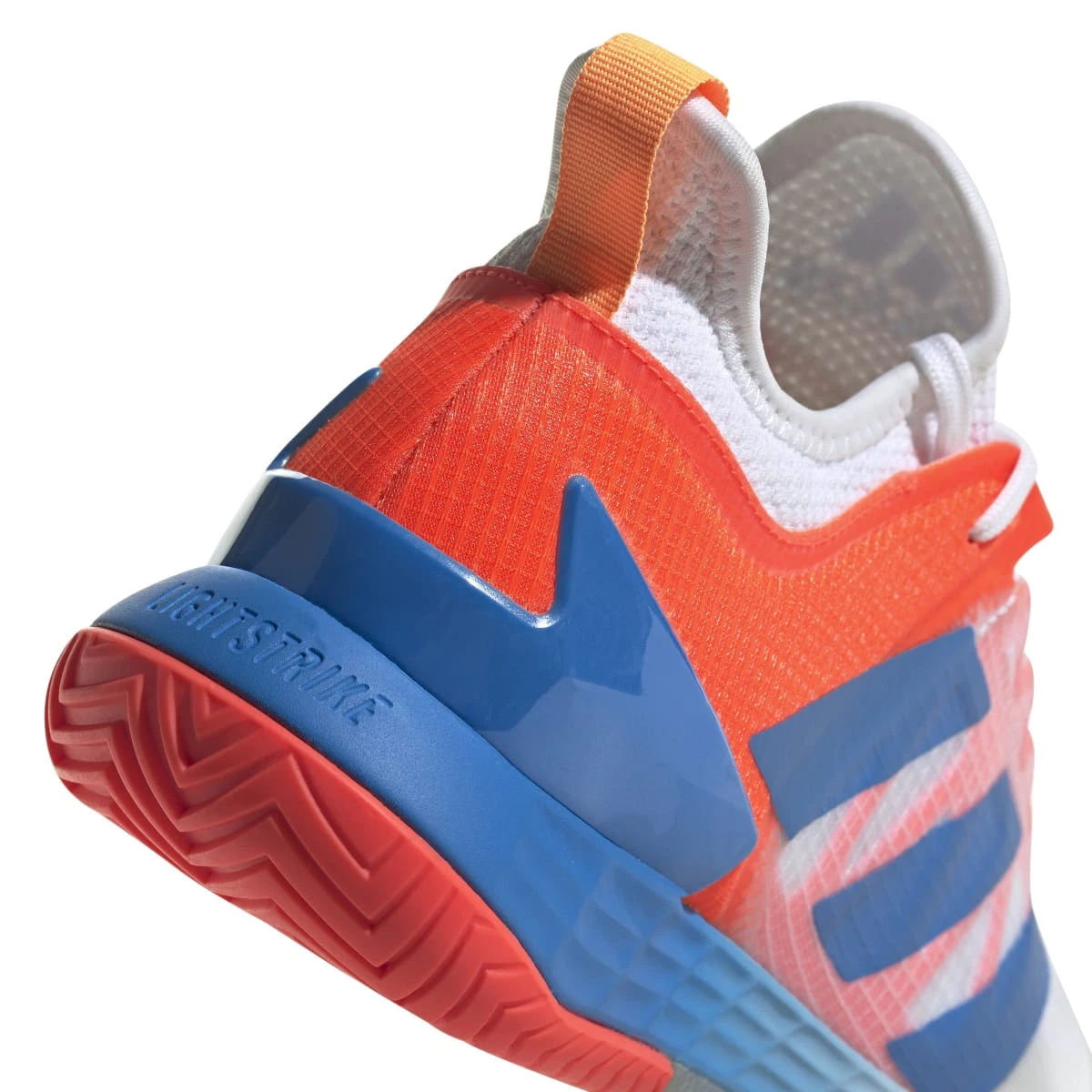 Adidas Adizero Ubersonic 4 Men's Tennis Shoe (White/Blue/Red) - Image 8