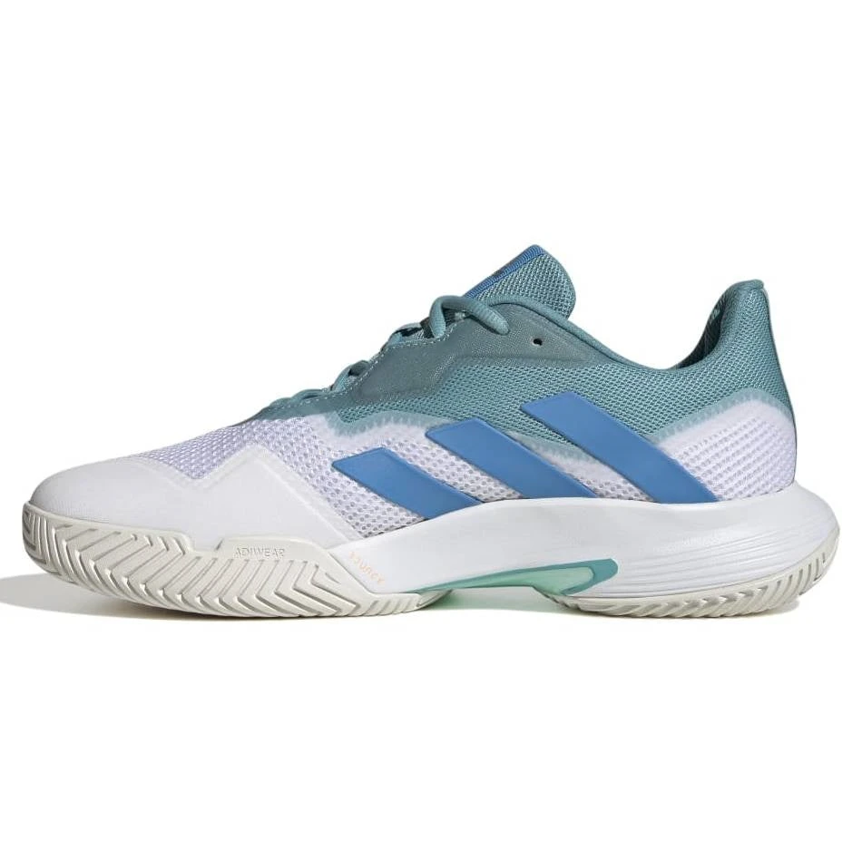 Adidas CourtJam Control Men's Tennis Shoe (Mint/Blue/White) - Image 2