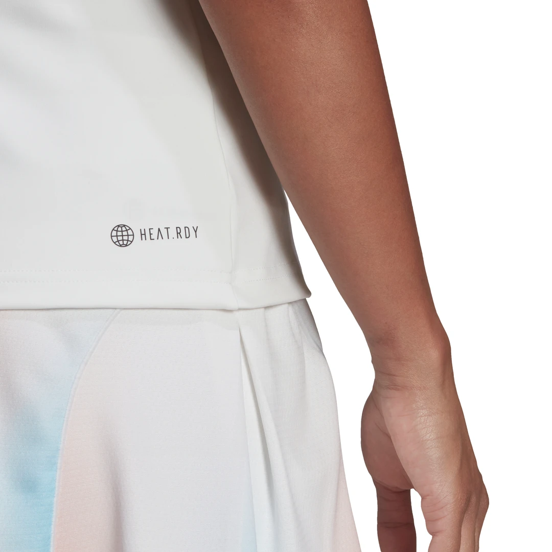 Adidas Women's Tennis Y-Tank Top (White) - Image 7