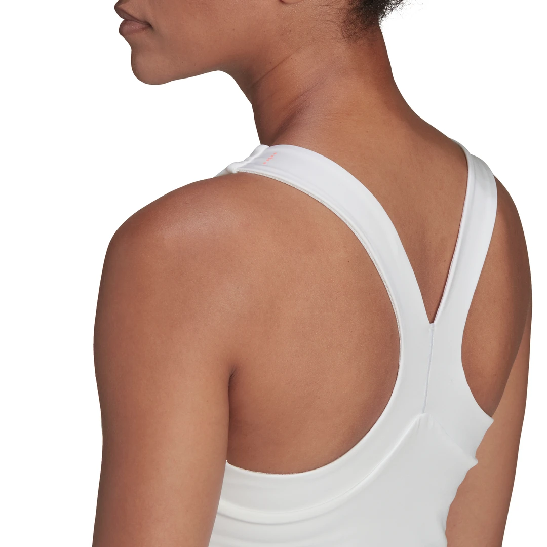Adidas Women's Tennis Y-Tank Top (White) - Image 6
