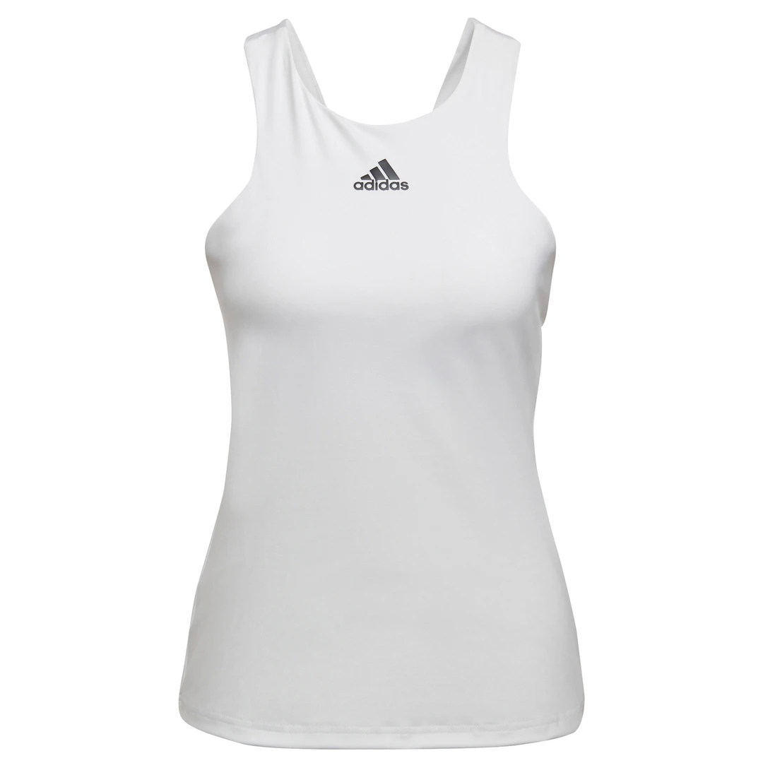 Adidas Women's Tennis Y-Tank Top (White) - Image 8