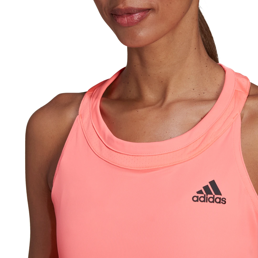Adidas Women's Club Dress (Orange/Black) - Image 5